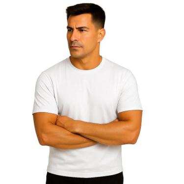 Imagem de Kit 4 Camisetas Dry Fit Masculina Manga Curta Academia Corrida Treino 