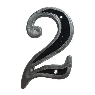 Imagem de Número Residencial De Alumínio - Fundição Petropolis Nº2