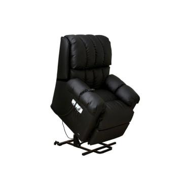 Imagem de Poltrona Reclinável Motorizada P- Sala Texas Fantastic Zero Wall C- Lift Courano Preto - Probel