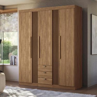 Imagem de Guarda Roupa 4 Portas Amazonas 4.4 Jatoba