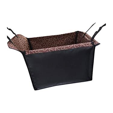 Imagem de Capa de assento de carro para cachorro Capa de assento de carro para cachorro para assento traseiro Capa de assento impermeável para animais de estimação antiderrapante e resistente Capa de assento de carro para animais de estimação Capa de assento resistente para cães Impressão de nuvem Redes de ca