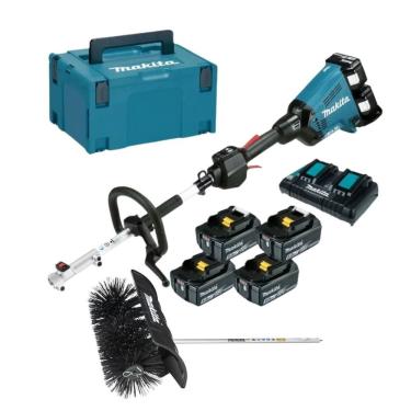 Imagem de Kit Multifuncional A Bateria 18v Dux60z-220v + Acessorio Escova Para Varrer 199323-2 - Makita
