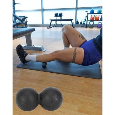 Imagem de Bola de massagem de lacrosse de amendoim preto