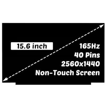 Imagem de HOULISE Substituição para Lenovo Legion 5 15ARH7 15IAH7H 15ARP8 LOQ 15IRH8 para Legion S7 15ACH6 2560x1440 39.6 cm 40 pinos 165HZ LED LCD Screen Laptop Display Panel (para tela sem toque apenas)