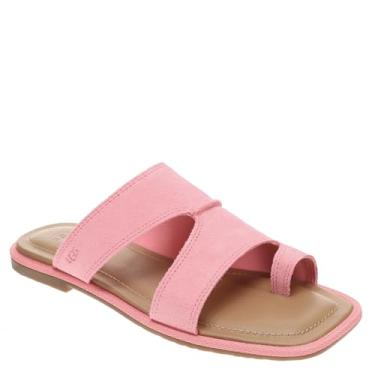Imagem de UGG Sandália rasteira feminina Matira, Camurça rosa tropical, 41