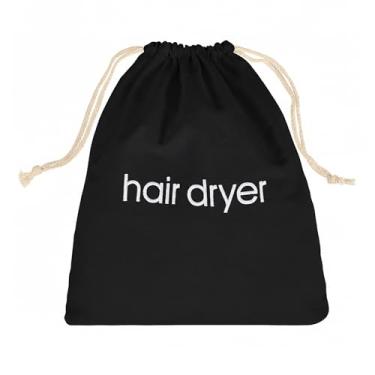 Imagem de 1 bolsa para secador de cabelo de viagem, bolsa de armazenamento com cordão, bolsa de viagem, secador de cabelo e ferramentas de estilo, acessórios, bolsas recipiente para casa de banho de hotel, casa