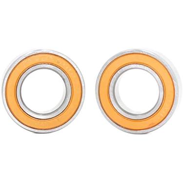 Imagem de 2 peças S6700 2RS CB Rolamentos S61700-2RS ABEC-7 10 * 15 * 4 mm Rolamento de esferas de cerâmica híbrido de aço inoxidável S6700RS