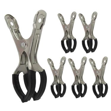 Imagem de Clipes de cobertura de piscina | Clipe de recuo de saxofone de aço inoxidável - Suprimentos de spa para piscina para banheira enterrada de malha isolamento de inverno casa quintal jardim spa dia