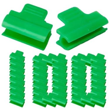 Imagem de Clipes de rede de jardim - Braçadeiras de tubo de 100 peças | Fixadores resistentes, ferramentas de suporte, acessórios de substituição para sombra de fazenda interna de estufa de cultivo