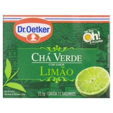 Imagem de Chá Verde Limão Dr Oetker 15 sashê