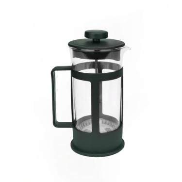 Imagem de Cafeteira Francesa 350ml, Vidro Borossilicato e Aço Inoxidável, Preta, 15cm x 8cm, Sistema de Filtro com Tela Metálica