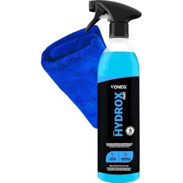 Imagem de Vonixx Hydroxx Fast 500ml Coating Cerâmico Hidrorreativo com Pano Microfibra 40x40 JS Proteção 10 Meses