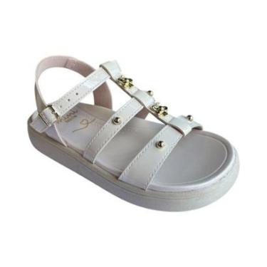 Imagem de Sandália Menina Mini Sua Cia Off White 9158.52122-Feminino