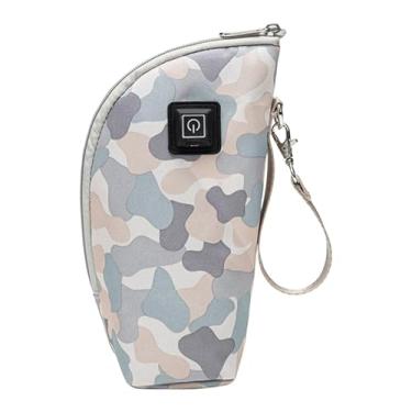 Imagem de Fenteer Bolsa Aquecedora de Mamadeiras Infantil, Isolada para Manter o Leite Aquecido, Compacta e com Temperatura Ajustável, Style a