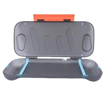 Imagem de Serounder 2 Capas Protetoras, Capa Rígida Fina para Console de Viagem Com Material ABS à Prova de Choque e Porta de Carregamento, para 2 Consoles de Jogos Modelo 2025 (Laranja)