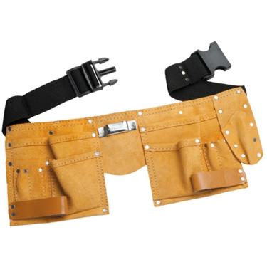 Imagem de Cinto de Ferramentas EDA 9ft em Couro com 11 Bolsos