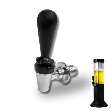 Imagem de Torneira Para Chopeira Torre de Chopp 5mm Com Alavanca - NoBrand
