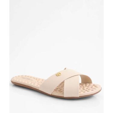 Imagem de Rasteirinha Feminina Modare Bege-18269, Bege, 37