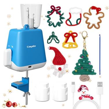 Imagem de Caydo Máquina de tricô francesa, máquina de tricô elétrica i Cord, máquina de tricô i-Cord, lã de tricô automática para i-Cords