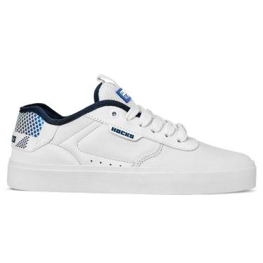 Imagem de Tênis Hocks Unissex Flat Core Plus Safira | Branco