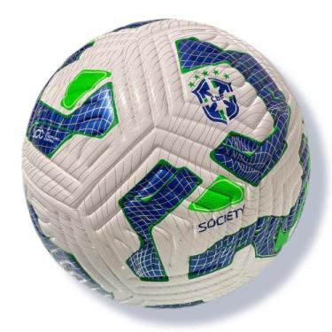 Imagem de Bola Futebol Society Modelo Brasileirão 2025 Sem Costura Peso Oficial