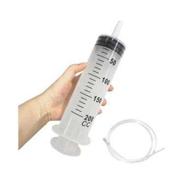 Imagem de Seringa Reutilizável De Grande Capacidade 150ml-500ml Com Tubo De 1,3m