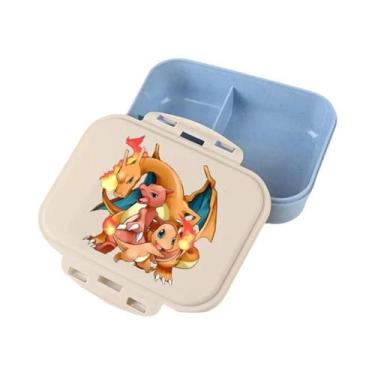 Imagem de Lancheira Infantil Pokémon Charizard Portátil Isolada Para Meninos E M