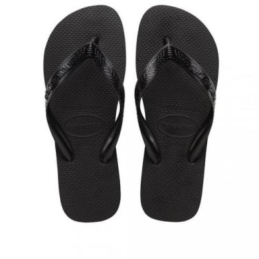 Imagem de Chinelo Masculino Havaianas Top, Preto, 43/44