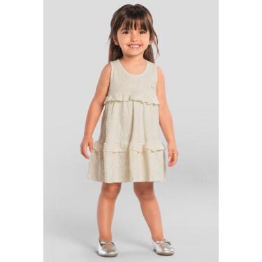 Imagem de Vestido infantil menina florido Mundi, 2, Natural