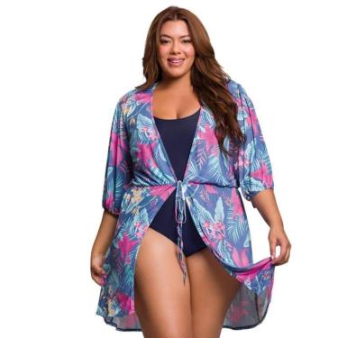 Imagem de Saída De Praia Selene Verão Plus Size Feminina-Feminino