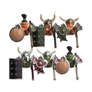 Imagem de Mini Figuras De Ação De Orcs Medievais DT8905 Compatíveis Com Blocos D