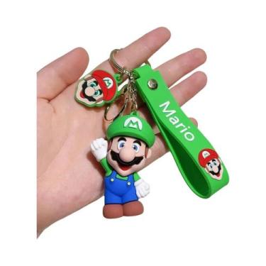 Imagem de Chaveiro Super Mario Bros 27 Estilos Brinquedo De Personagem De Desenh