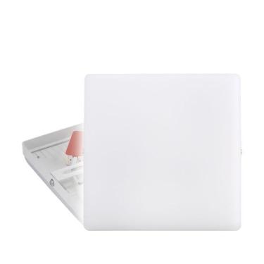 Imagem de Kit 2 Painel LED Frameless Sobrepor 36W Quadrado - TASCHIBRA, Luz Neut
