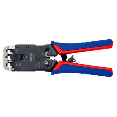 Imagem de Ferramentas KNIPEX – alicates de crimpagem – tipo de plugue ocidental, multicomponentes (975112)