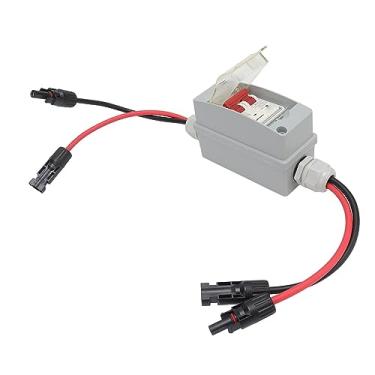 Imagem de Dioche Disjuntor MCB 2P DC 500V 32A Interruptor de Desconexão à Prova D'água Com Caixa de Distribuição IP65 para Sistemas de Painel Solar RV Doméstico (Com cabo e conector fotovoltaico)