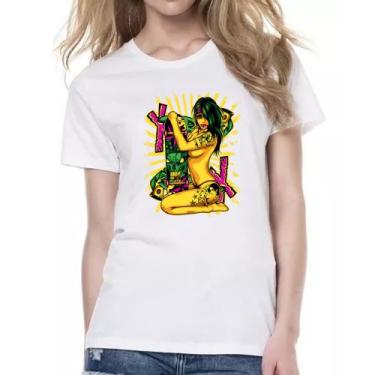 Imagem de Camiseta Baby Look Gangster Girl Skate, G