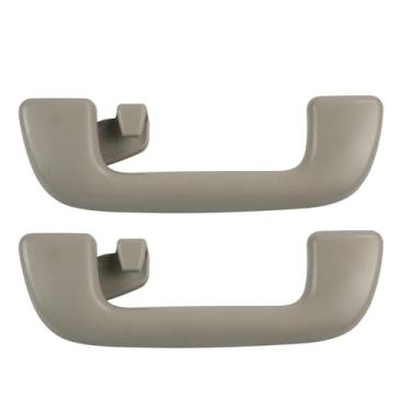 Imagem de Alça de segurança para teto interno, apoio de braço, corrimão, tração manual, compatível com Toyota Corolla 2008-2013/Yaris/Vios 2008-2013/Rav4 2005-2012(2 Rear Deep Grey)