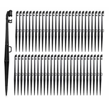 Imagem de Kit 30 Und Estaca 36cm p/ MicroAspersor MF PT Irrigação Suporte Firme 