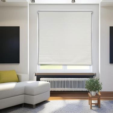 Imagem de Persiana Rolo Bege 160 L X 220 A Cm Cortina Blackout Cobre