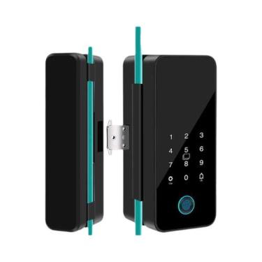 Imagem de Fechadura Inteligente Para Porta De Vidro Tuya Bluetooth Com Impressão