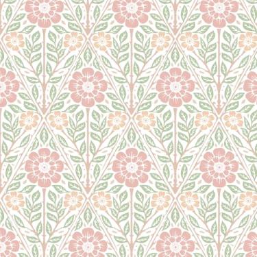 Imagem de YXTII Papel de parede de 43,9 cm x 499,9 cm, papel de parede vermelho, floral, vintage, bege, papel de parede autoadesivo removível para prateleira decorativa de quarto