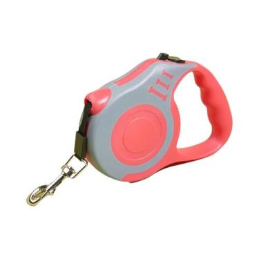 Imagem de Coleira Retrátil Automática Para Cães E Gatos Pequenos 3m 5m, Guia Dur