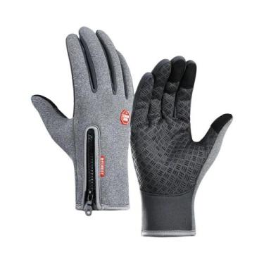 Imagem de Luvas De Inverno Para Motocicleta Masculinas E Femininas, À Prova De V