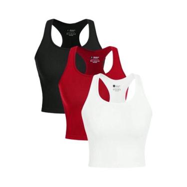 Imagem de Colete Feminino Sem Mangas Para Fitness, Corrida E Esportes, Top De Gi