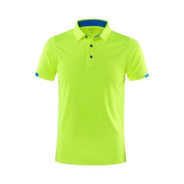 Imagem de Camisa Polo De Manga Curta Respirável E De Secagem Rápida Em 8 Cores P