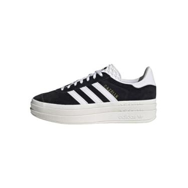 Imagem de adidas Tênis feminino Vl Court 2.0, Core Black Core White Semi Brilhante Azul, 40