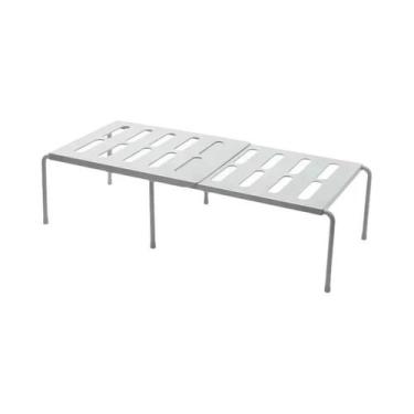 Imagem de Prateleira De Sapatos Extensível Em ABS Para Armário De Cozinha, Organ