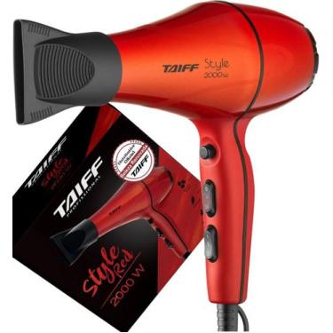 Imagem de Secador Cabelo Taiff Profissional Style 2000W Red Vermelho Motor AC Ca