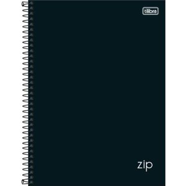 Imagem de Caderno Tilibra universitário zip preto 320 folhas