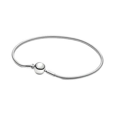 Imagem de Pulseira De Coração Em Prata Esterlina 925 Com Zircônia Para DIY, Comp